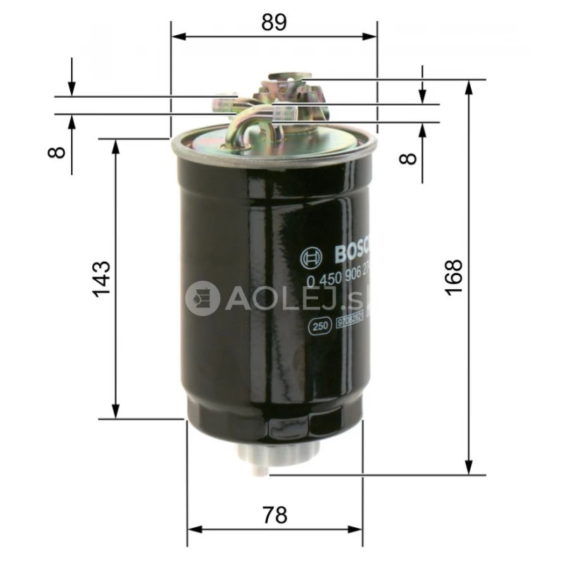 Palivov&yacute; filter N6274 Bosch 0450906274