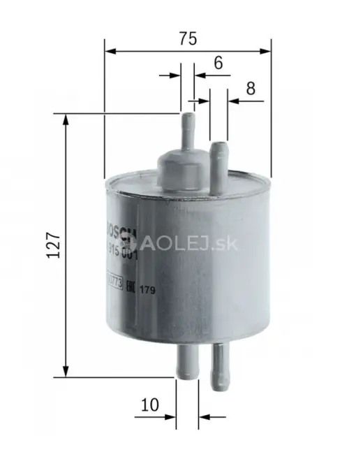 Palivov&yacute; filter F5001 Bosch 0450915001