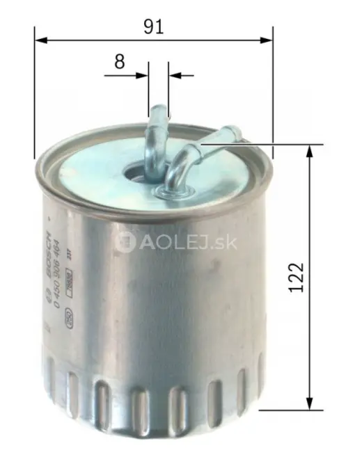 Palivov&yacute; filter N6464 Bosch 0450906464