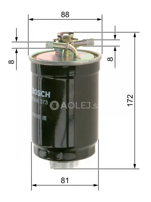 Palivov&yacute; filter N6373 Bosch 0450906373