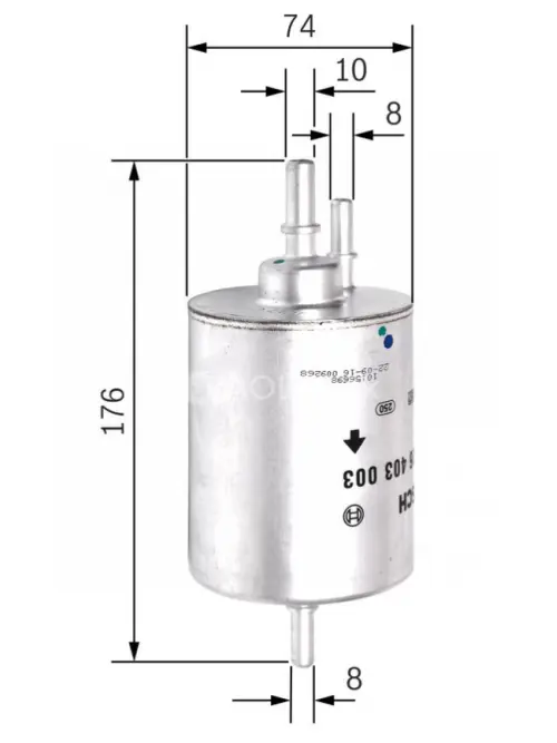 Palivov&yacute; filter F3003 Bosch F026403003