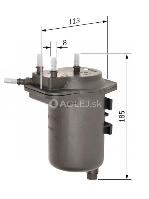 Palivov&yacute; filter N7014 Bosch 0450907014