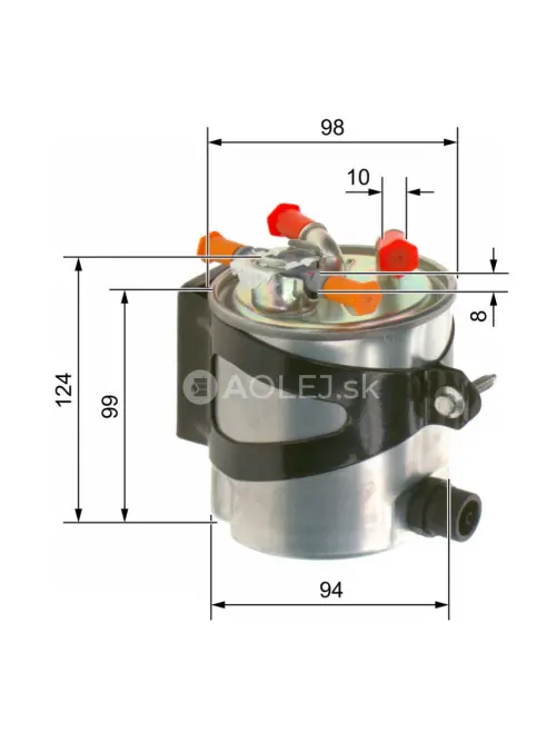 Palivov&yacute; filter N2016 Bosch F026402016