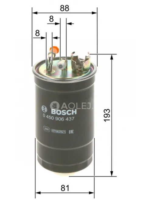 Palivov&yacute; filter N6437 Bosch 0450906437