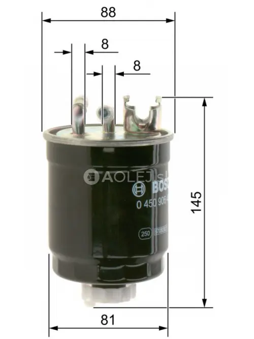 Palivov&yacute; filter N6409 Bosch 0450906409