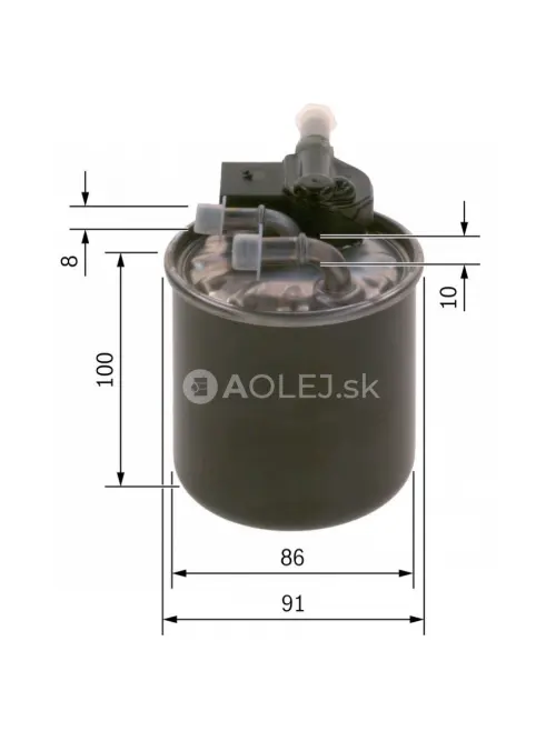 Palivov&yacute; filter N2837 Bosch F026402837