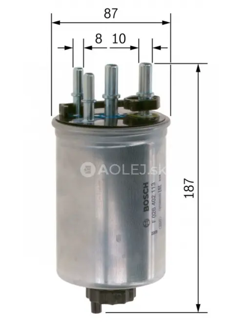 Palivov&yacute; filter N2113 Bosch F026402113