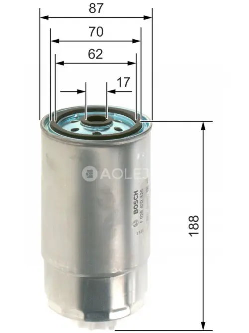 Palivov&yacute; filter N2826 Bosch F026402826