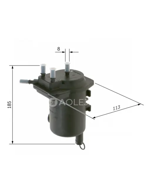 Palivov&yacute; filter N7011 Bosch 0450907011