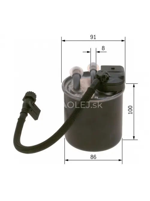 Palivov&yacute; filter N2841 Bosch F026402841