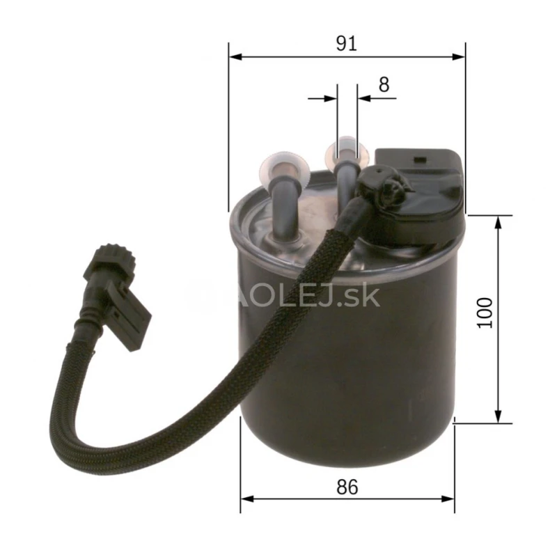 Palivov&yacute; filter N2841 Bosch F026402841