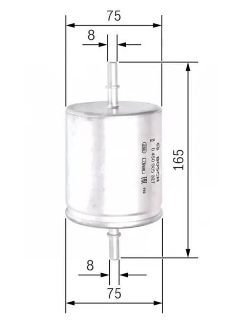 Palivov&yacute; filter F5927 Bosch 0450905927