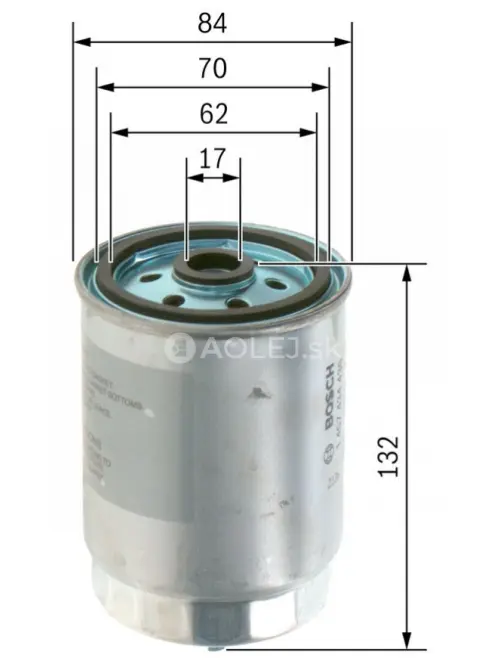 Palivov&yacute; filter N4436 Bosch 1457434436
