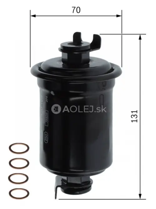 Palivov&yacute; filter F0109 Bosch 0986450109