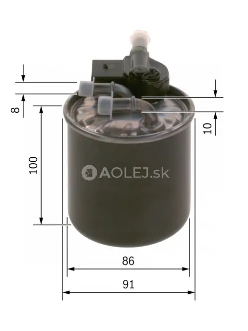 Palivov&yacute; filter N2843 Bosch F026402843