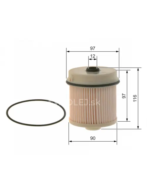Palivov&yacute; filter N2216 Bosch F026402216