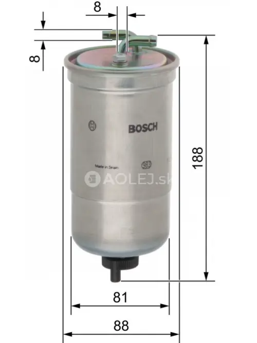 Palivov&yacute; filter N6442 Bosch 0450906442
