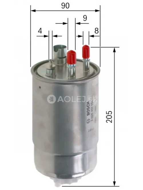 Palivov&yacute; filter N2054 Bosch F026402054