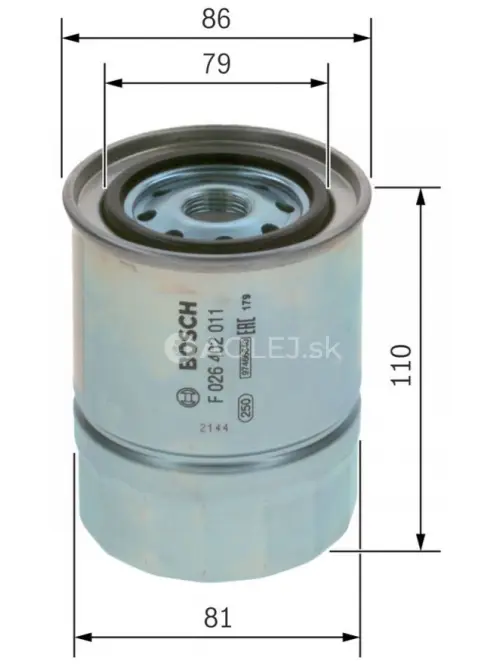 Palivov&yacute; filter N2011 Bosch F026402011