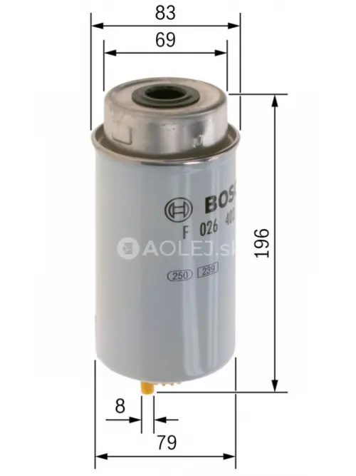 Palivov&yacute; filter N2040 Bosch F026402040
