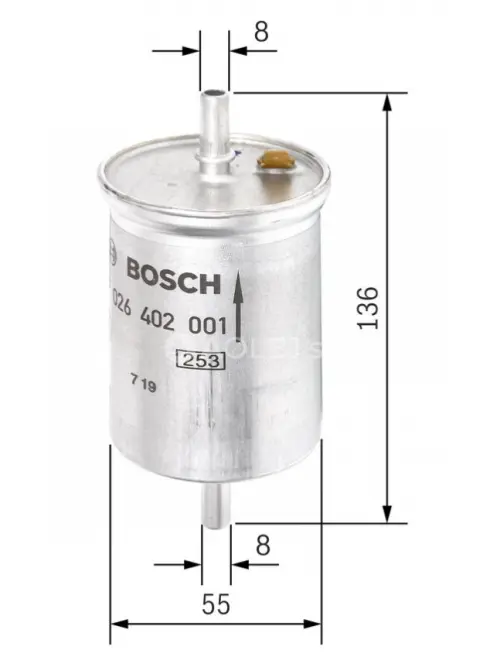 Palivov&yacute; filter N2001 Bosch F026402001