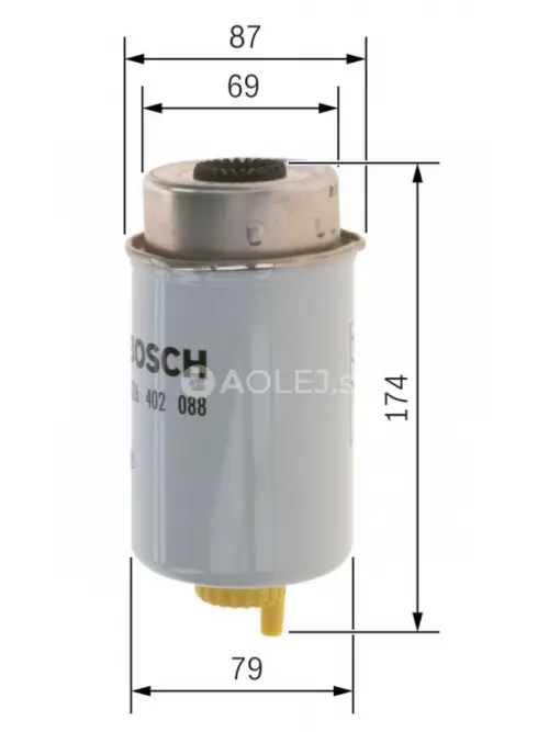 Palivov&yacute; filter N2088 Bosch F026402088