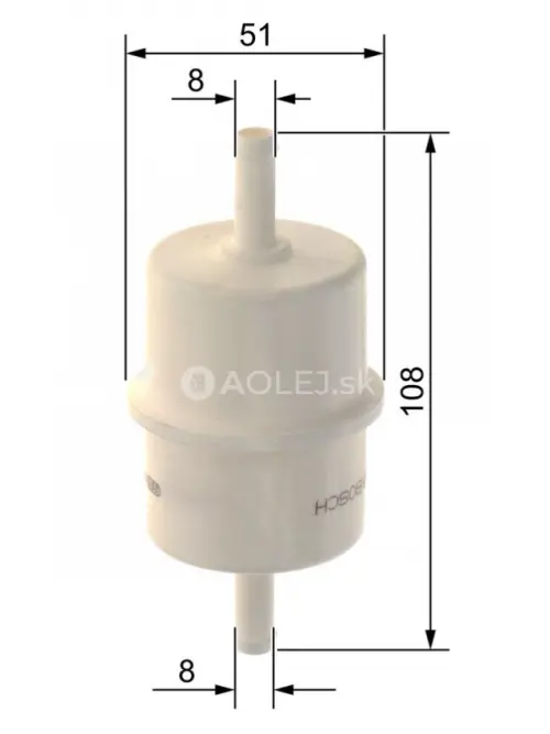Palivov&yacute; filter N2351 Bosch F026402351