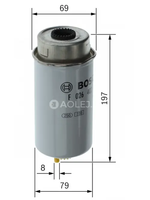 Palivov&yacute; filter N2122 Bosch F026402122