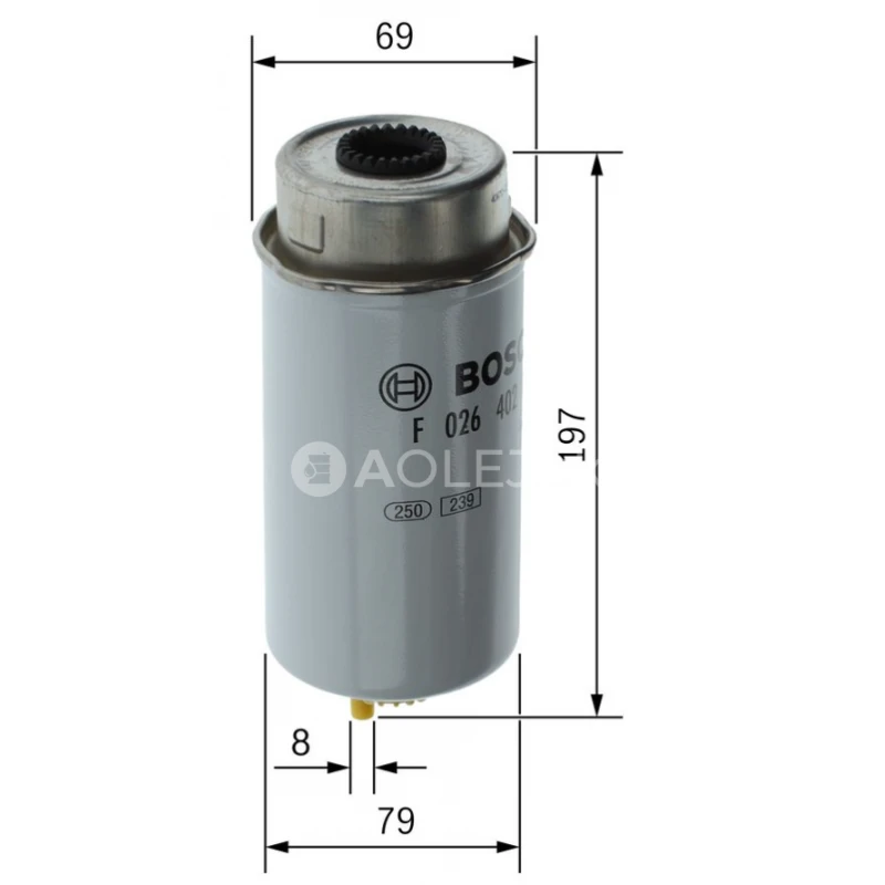 Palivov&yacute; filter N2122 Bosch F026402122
