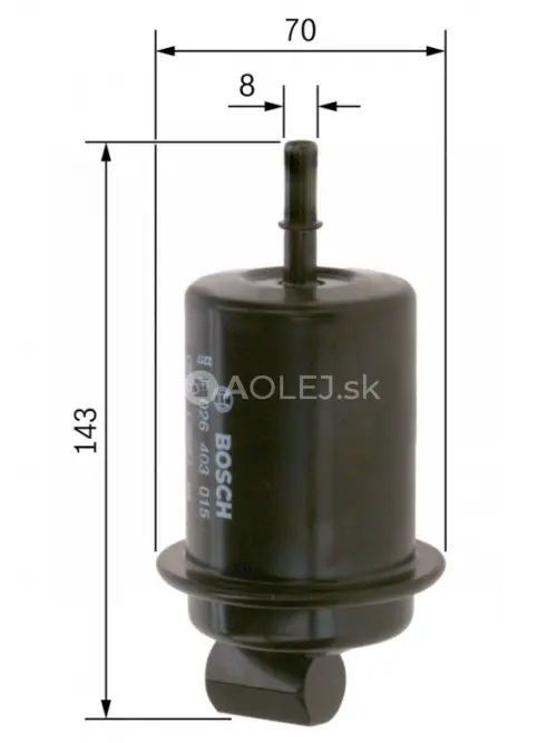 Palivov&yacute; filter F3015 Bosch F026403015
