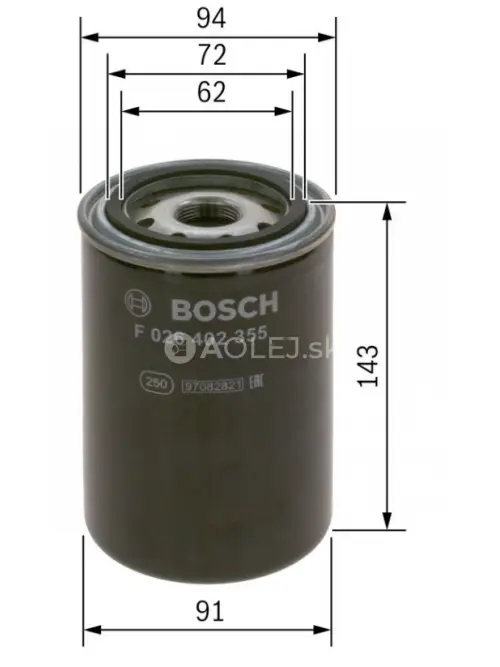 Palivov&yacute; filter N2355 Bosch F026402355