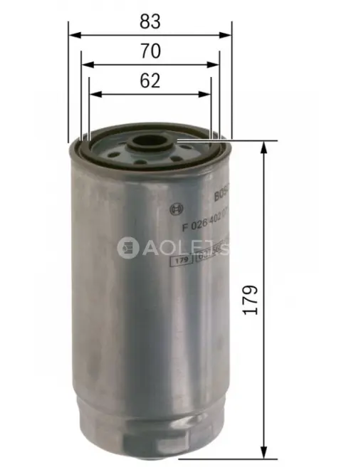 Palivov&yacute; filter N2071 Bosch F026402071