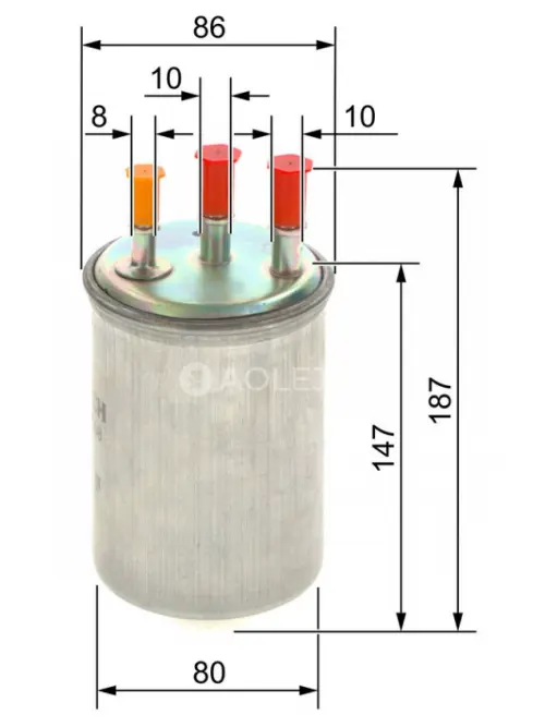 Palivov&yacute; filter N6508 Bosch 0450906508