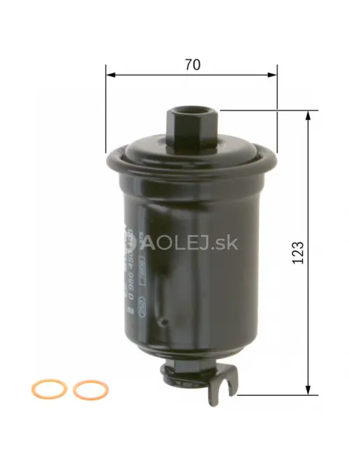 Palivov&yacute; filter F0103 Bosch 0986450103