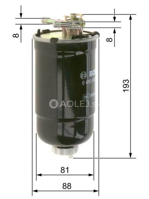 Palivov&yacute; filter N6322 Bosch 0450906322