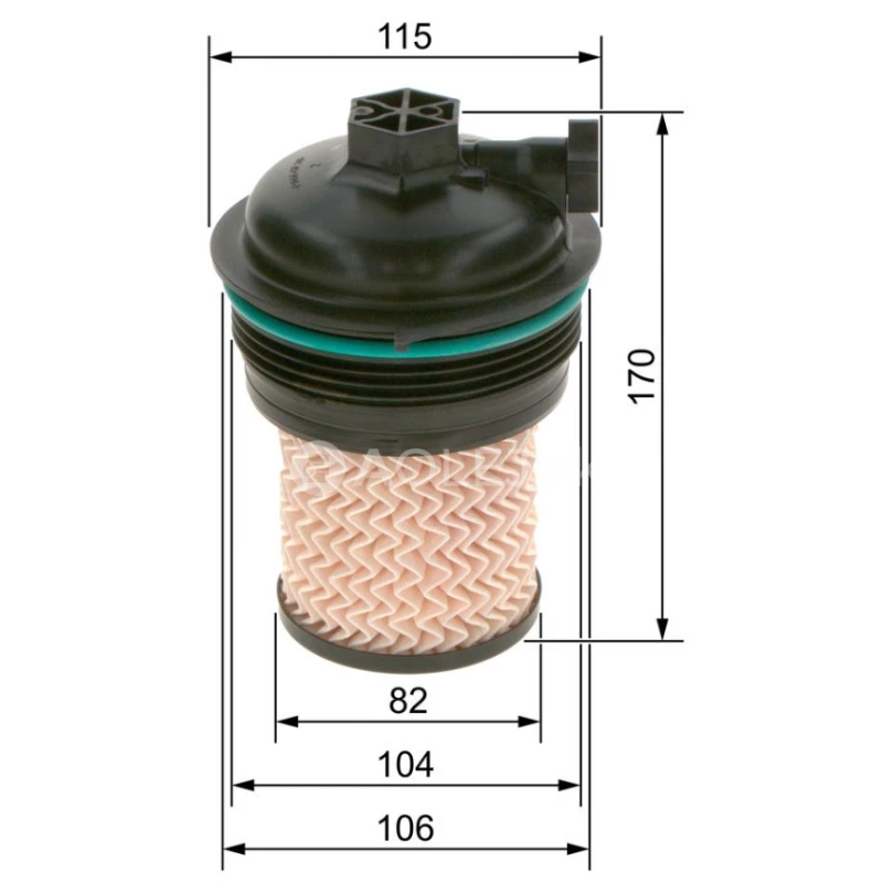 Palivov&yacute; filter N2247 Bosch F026402247