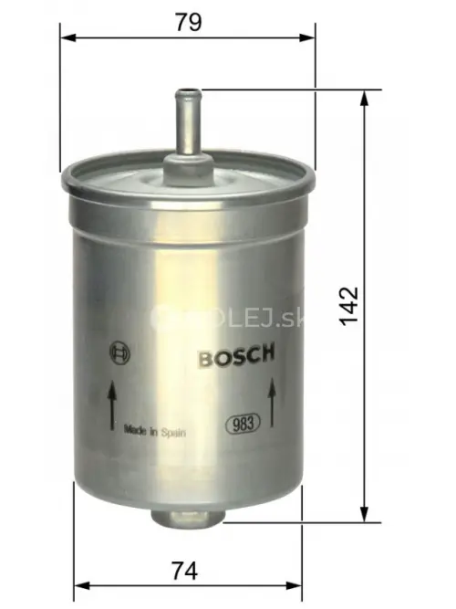 Palivov&yacute; filter F5007 Bosch 0450905007