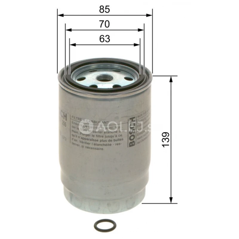 Palivov&yacute; filter N2255 Bosch F026402255