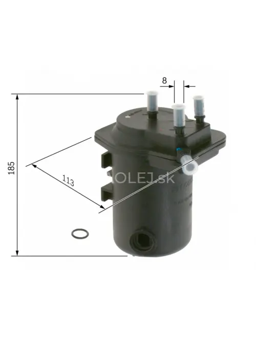 Palivov&yacute; filter N7008 Bosch 0450907008
