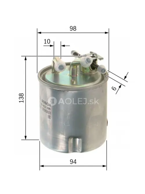 Palivov&yacute; filter N2096 Bosch F026402096