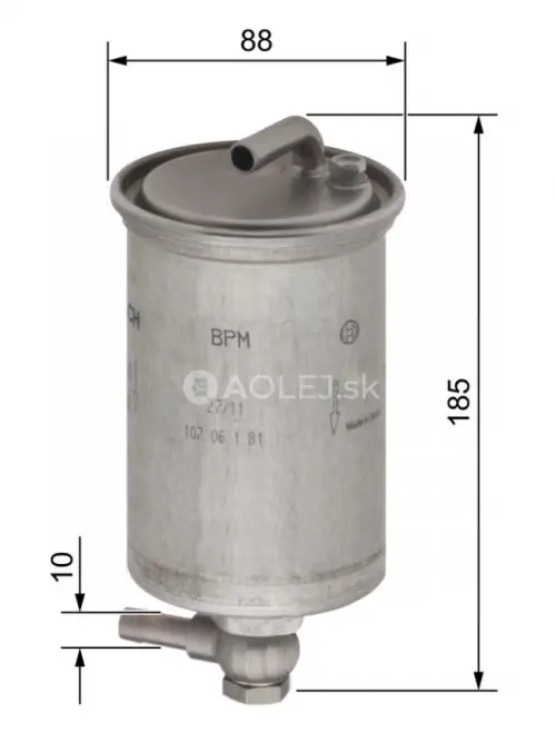 Palivov&yacute; filter N6431 Bosch 0450906431