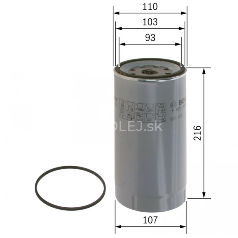 Palivov&yacute; filter N2138 Bosch F026402138