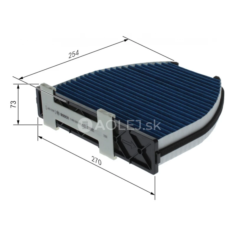 Kabínový filter A8600 Bosch 0986628600