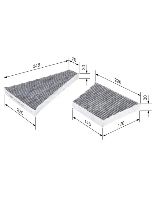 Kab&iacute;nov&yacute; filter R5506 Bosch 1987435506