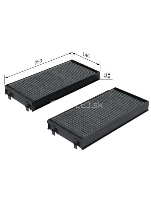 Kab&iacute;nov&yacute; filter R2419 Bosch 1987432419