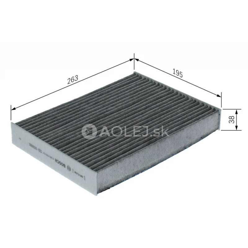 Kab&iacute;nov&yacute; filter A8637 Bosch 0986628637