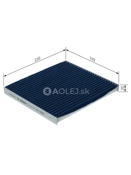 Kab&iacute;nov&yacute; filter A8629 Bosch 0986628629