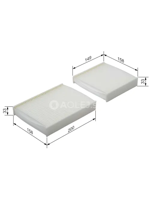 Kab&iacute;nov&yacute; filter M2136 Bosch 1987432136