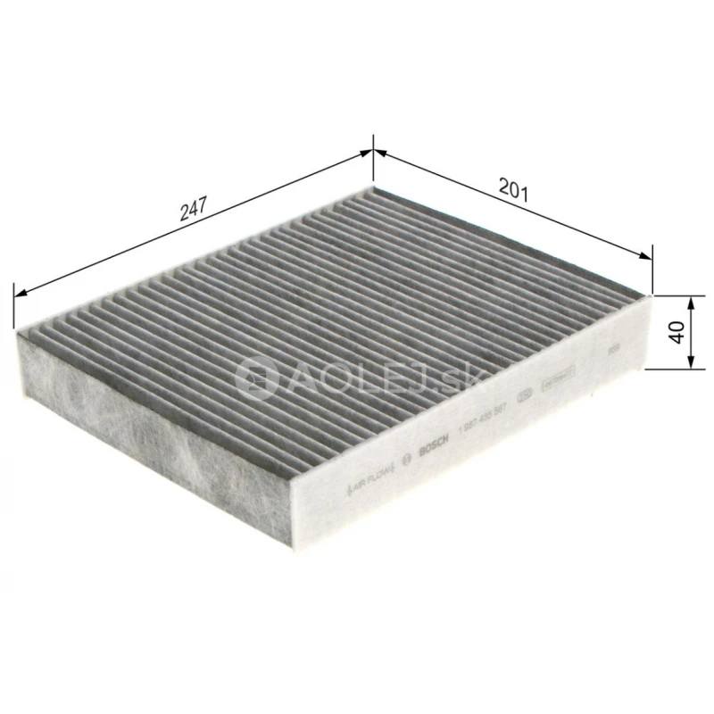 Kab&iacute;nov&yacute; filter R5567 Bosch 1987435567