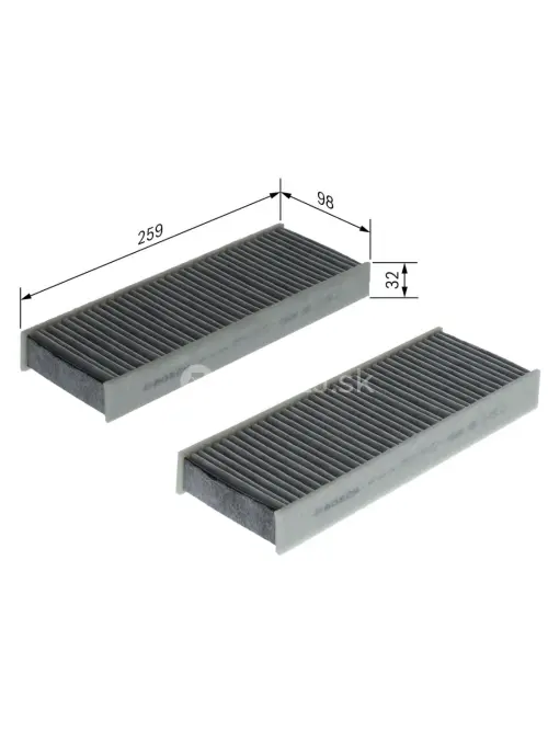 Kab&iacute;nov&yacute; filter R5525 Bosch 1987435525